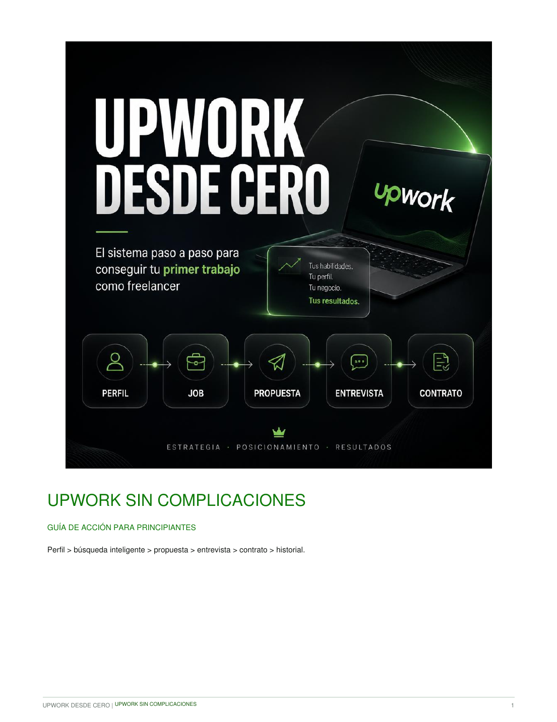 Guía Upwork Sin Complicaciones